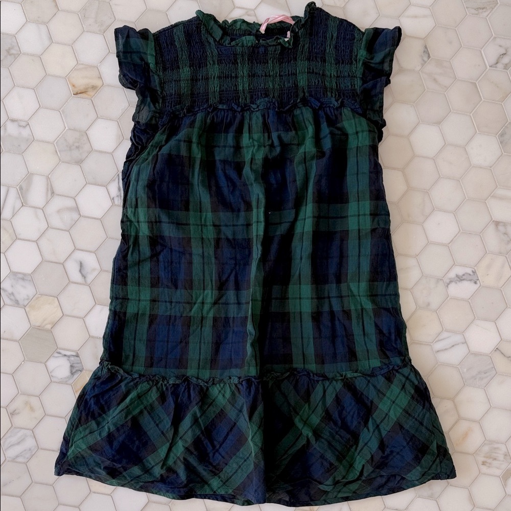 Vineyard Vines Girls Medium plaid dress new with tag